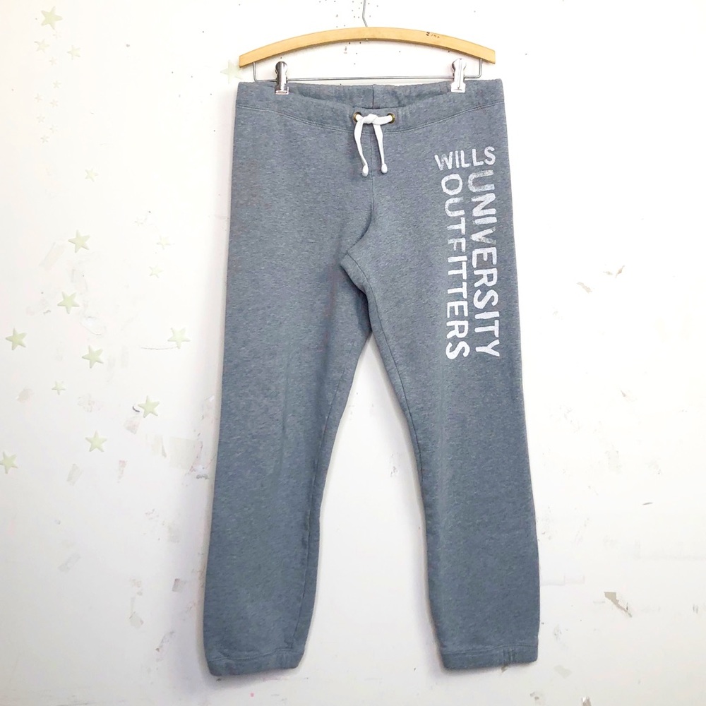 Jack Wills University outfitters Gray graphic jogger pants